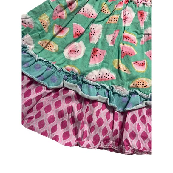 Matilda Jane Adventure begins Slice Of Life Watermelon Dress Girls Size 2 Gently - Picture 6 of 7